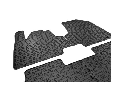 Rubber mats suitable for Hyundai Ioniq 5 (NE) 2020- (3-piece + mounting system), Image 3