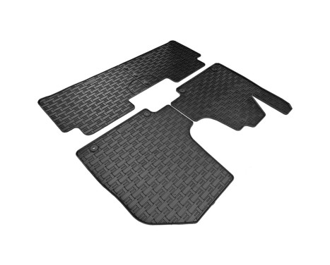 Rubber mats suitable for Hyundai Ioniq 5 (NE) 2020- (3-piece + mounting system), Image 4