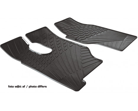 Rubber mats suitable for Iveco Daily 2006-2014 (TK-Design 3-piece), Image 2
