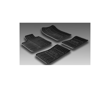 Rubber mats suitable for Kia Cee'd HB 5-door (T-Design 4-piece + mounting clips), Image 2