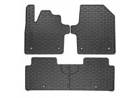 Rubber mats suitable for Kia EV6 2021- (3-piece + mounting system)