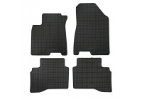 Rubber mats suitable for Kia Niro 2016- excl. e-Niro (4-piece + mounting system)