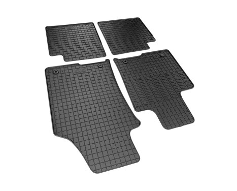 Rubber mats suitable for Lancia Ypsilon Hybrid 2020- (4-piece + mounting system), Image 2