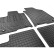 Rubber mats suitable for Lancia Ypsilon Hybrid 2020- (4-piece + mounting system), Thumbnail 3
