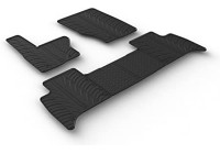 Rubber mats suitable for Landrover Discovery 5 2017- (T-Design 5-piece)