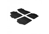 Rubber mats suitable for Mazda 2 2007-2014 (T-Design 4-piece)
