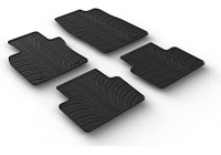 Rubber mats suitable for Mazda 3 2/2019- (T-Design 4-piece)