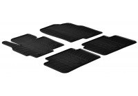Rubber mats suitable for Mazda CX-5 petrol 2012- (T-Design 4-piece + mounting clips)