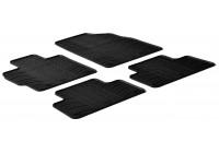 Rubber mats suitable for Mazda CX-7 diesel 2007- (T-Design 4-piece)