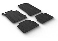 Rubber mats suitable for Mercedes E-Class W210 1995-2003 (T-Design 4-piece)
