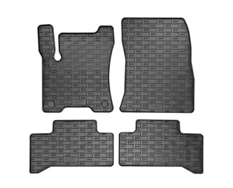 Rubber mats suitable for Mercedes EQA (H243) 2021- (4-piece + mounting system)