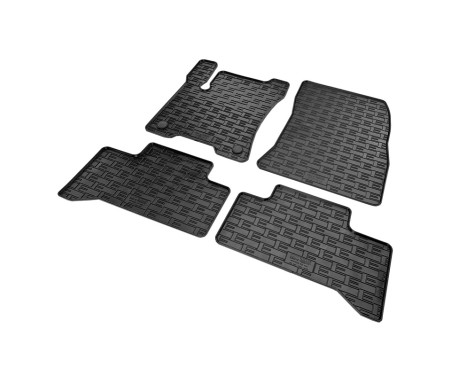 Rubber mats suitable for Mercedes EQA (H243) 2021- (4-piece + mounting system), Image 2