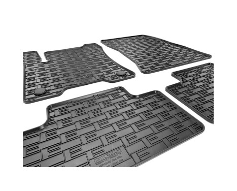 Rubber mats suitable for Mercedes EQA (H243) 2021- (4-piece + mounting system), Image 3