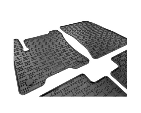 Rubber mats suitable for Mercedes EQA (H243) 2021- (4-piece + mounting system), Image 4