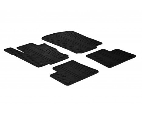 Rubber mats suitable for Mercedes ML W166 2011- & GLE C292 2