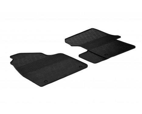 Rubber mats suitable for Mercedes Sprinter & Volkswagen Crafter (2-piece)
