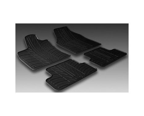 Rubber mats suitable for Nissan Qashqai 2007-2013 (T-Design 4-piece), Image 2