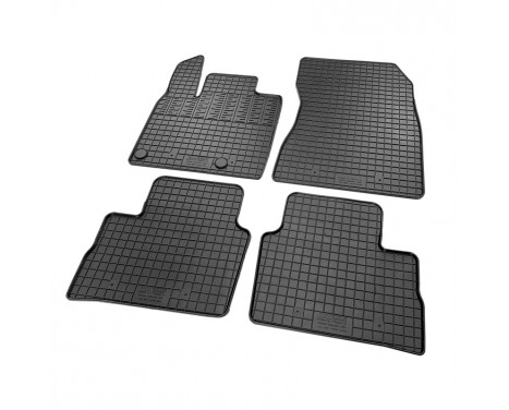 Rubber mats suitable for Nissan Qashqai III (J12) 2021- (4-piece + mounting system)