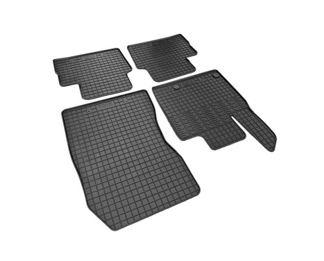 Rubber mats suitable for Nissan Qashqai III (J12) 2021- (4-piece + mounting system), Image 3