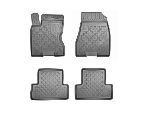 Rubber mats suitable for Nissan X-Trail II (T31) 2007-2014