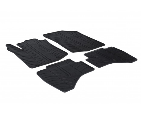 Rubber mats suitable for Peugeot 108 & Citroën C1 2014-