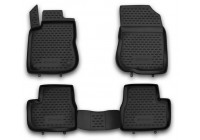 Rubber mats suitable for Peugeot 208, 2013-08/2019 4 parts.