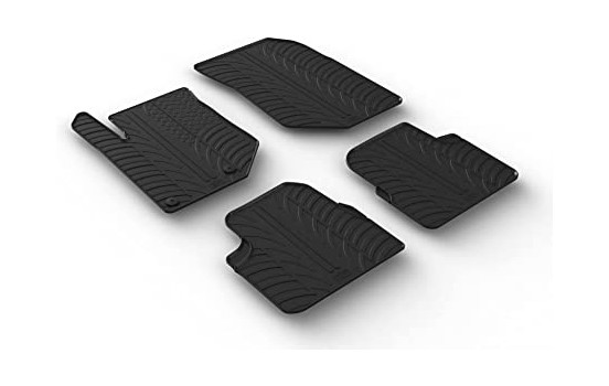 Rubber mats suitable for Peugeot 208 II 2019- & Opel Corsa F