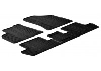 Rubber mats suitable for Peugeot 3008/5008 2009- (T-Design 5-piece + mounting clips)