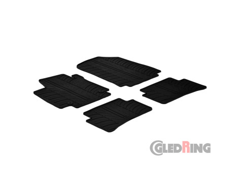 Rubber mats suitable for Renault Clio IV 5 doors 2012-, Image 2