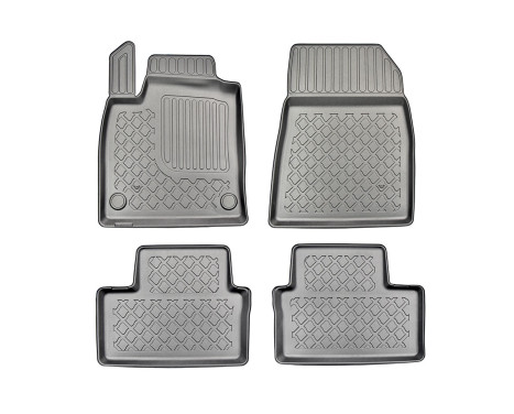 Rubber mats suitable for Renault Clio V 2019+ / Mitsubishi Colt VII 2023- (incl. Hybrid)