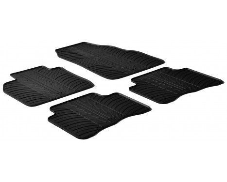 Rubber mats suitable for Renault Megane Scenic II from 2003