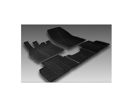 Rubber mats suitable for Renault Scenic III 2009- (T-Design 5-piece), Image 2