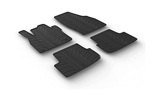 Rubber mats suitable for Seat Ibiza 6F 5-door 6/2017- (4-piece)