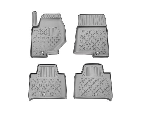 Rubber mats suitable for Ssangyong Rexton II (Y400) 11.2017- / Ssangyong Musso pick-up 07.20