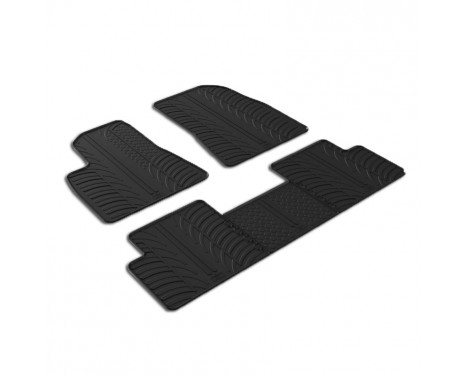 Rubber mats suitable for Tesla Model 3 2017- (5-piece)