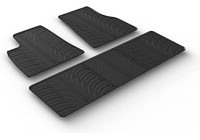 Rubber mats suitable for Tesla Model S 2016- (T profile 5-piece)