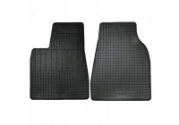 Rubber mats suitable for Tesla Model X 2016- (2-piece + mounting system)