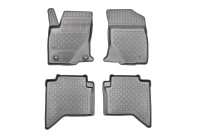 Rubber mats suitable for Toyota Hilux VIII Double Cab 2016+ (incl. Facelift)