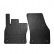Rubber mats suitable for Volkswagen Caddy V Box 2020- (2-piece + mounting system)
