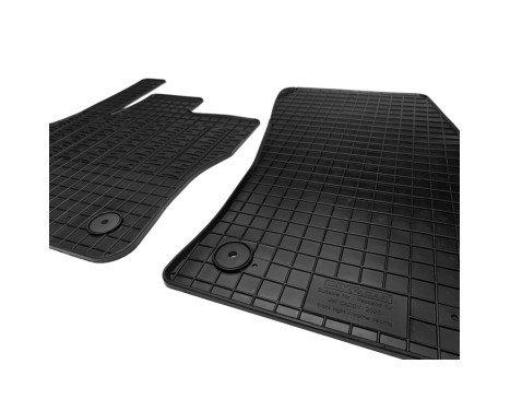 Rubber mats suitable for Volkswagen Caddy V Box 2020- (2-piece + mounting system), Image 4