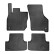 Rubber mats suitable for Volkswagen Golf VIII eTSI HB 5-door & Variant 2020- (4-piece + mounting system