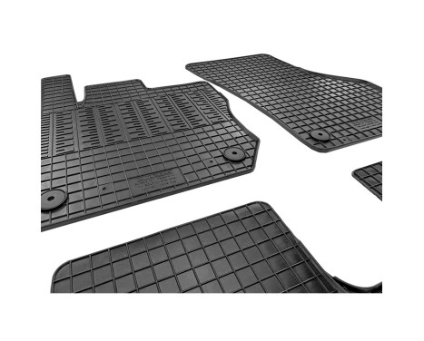 Rubber mats suitable for Volkswagen Golf VIII eTSI HB 5-door & Variant 2020- (4-piece + mounting system, Image 4