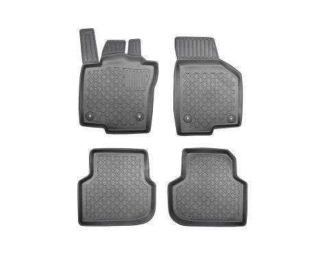 Rubber mats suitable for Volkswagen Jetta 2011-2018