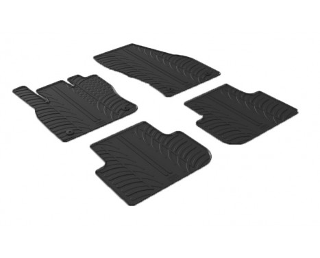 Rubber mats suitable for Volkswagen Tiguan 4/2016-
