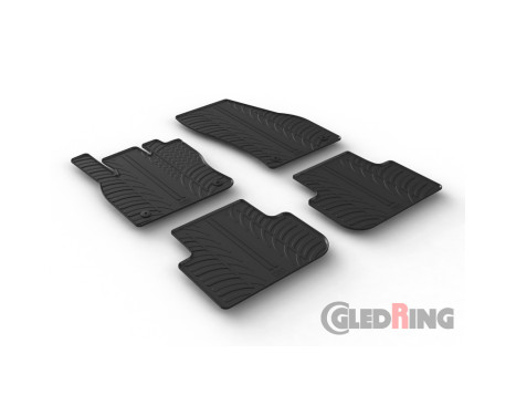Rubber mats suitable for Volkswagen Tiguan 4/2016-, Image 2