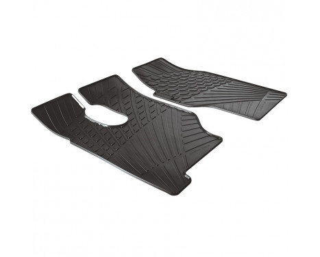 Rubber mats suitable for Volkswagen Transporter T5 2003-2015
