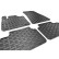 Rubber mats suitable for Volvo C40 Recharge 2021- (4-piece + mounting system), Thumbnail 4