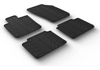 Rubber mats suitable for Volvo S90/V90 2016- (T profile 4-piece)