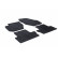 Rubber mats suitable for Volvo XC60 2008- (T-Design 4-piece + mounting clips)