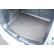 Boot liner suitable for Ford Kuga III / Kuga III Hybrid SUV/5 04.2020-; with mini spare tire or ty, Thumbnail 5